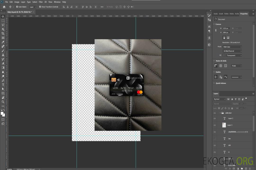 Islande Kaupthing mastercard photolook recto template Islande Kaupthing mastercard photolook recto template